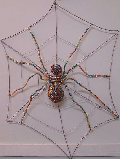 Wire Bead Craft -Spider Approx. 30cm