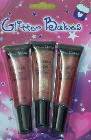 GLITTER BABES PACK OF 3 GLOSSY LIPS