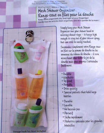 Mesh Shower Organizer