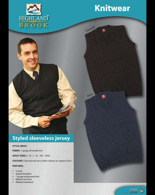 STYLED SLEEVELESS JERSEY