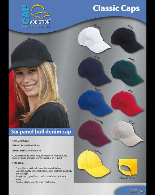 SIX PANEL BULL DENIM CAP (UNISEX)