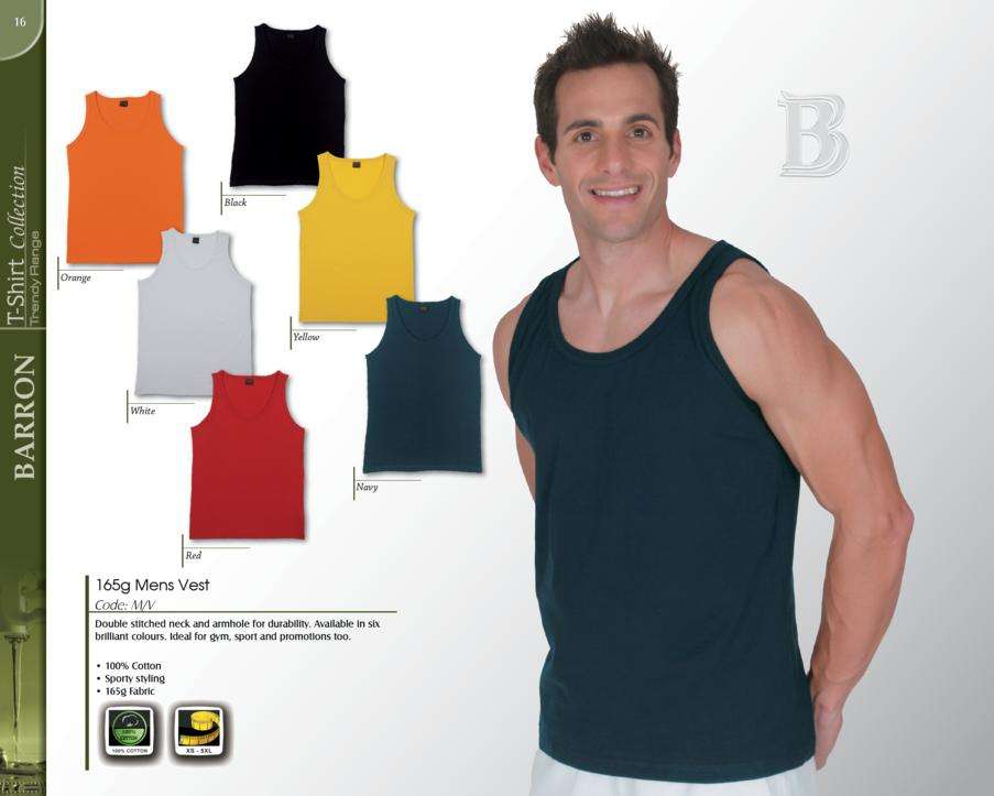 165g Mens Vest