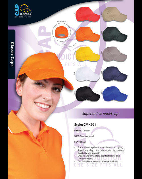 Superior Five Panel Cap -UNISEX