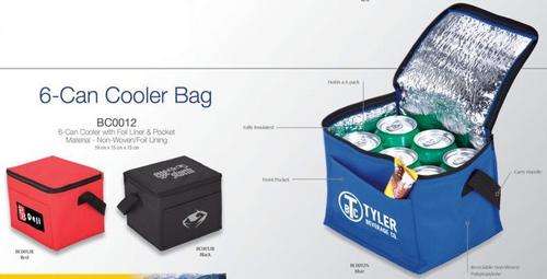 6-CAN COOLER BAG (19 x 15 x 15 cm)