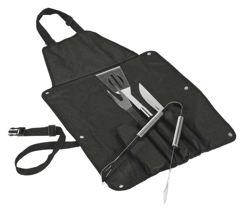 Braai Set with Apron (47.5 x 16 x 5 cm)