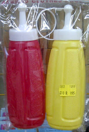 PACK OF 2 SAUCE BOTTLES