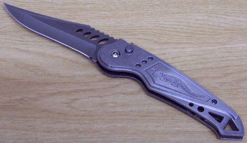 BRENTWOOD CROC FOLDING POCKET KNIFE