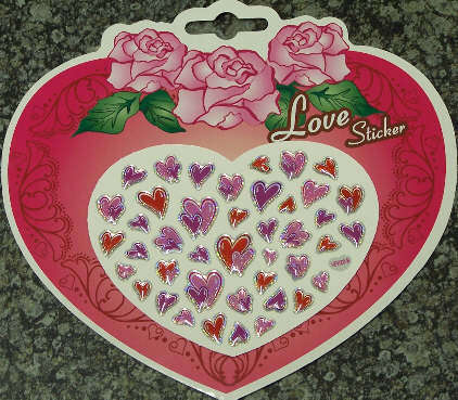 CRYSTAL LOVE STICKERS