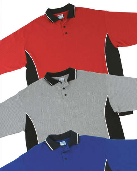 Surface interest shirts Short sleeve with knitted collar  full cut SIE228