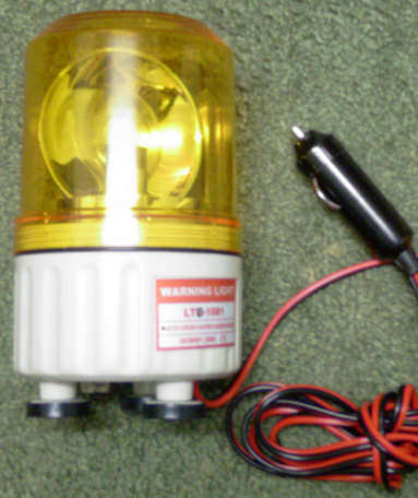 WARNING FLASHING ROTARY LIGHT-MAGNETIC BASE