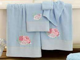 5 Piece Towel Set 2 bath towels 1 hand towel 2 guest towels