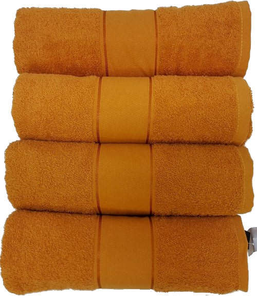 Glodina Bath Towels | Mustard