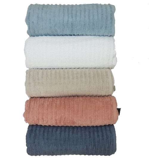 Ribbed Bath Sheets