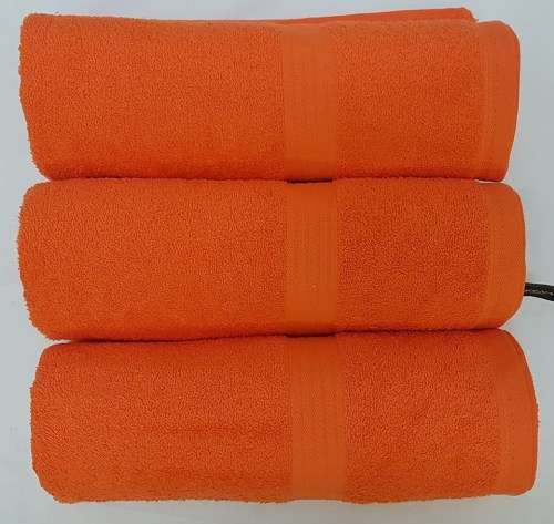 Glodina bath towel 70x127cm - 380gsm  Orange - R 45ea
