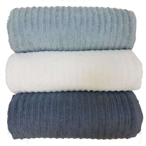 Ribbed Glodina Bath Sheets