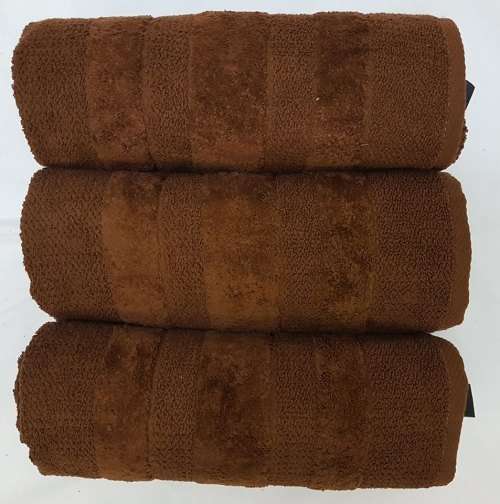 Glodina bath towel 70x130cm - 500gsm Chocolate brown - R 60 ea