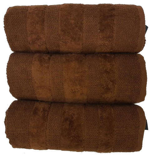 Glodina Bath Towels | Chocolate Brown