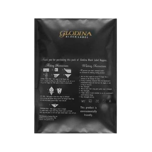 Glodina Towelling Nappies / Spoegdoeke - Pack of 4