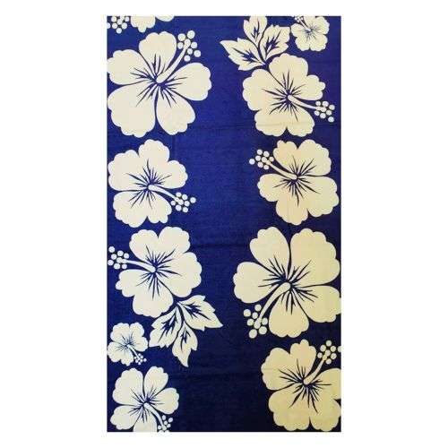 Printed beach towels hibiscus Size 76x160cm