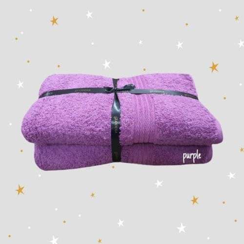 Huge Deal - set of 2 Glodina bath towels 70x130cm