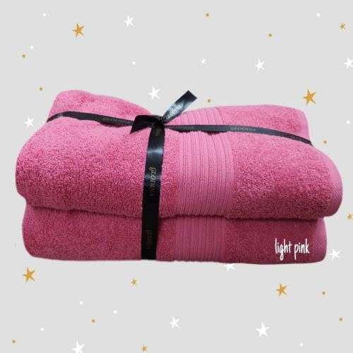 Huge Deal - set of 2 Glodina bath towels 70x130cm