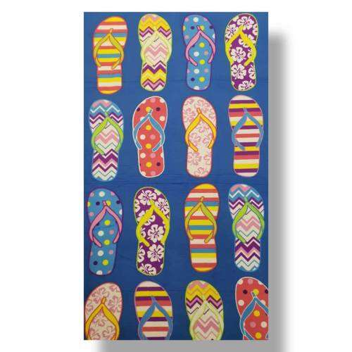 Printed microfibre beach towel  Size 70x150cm