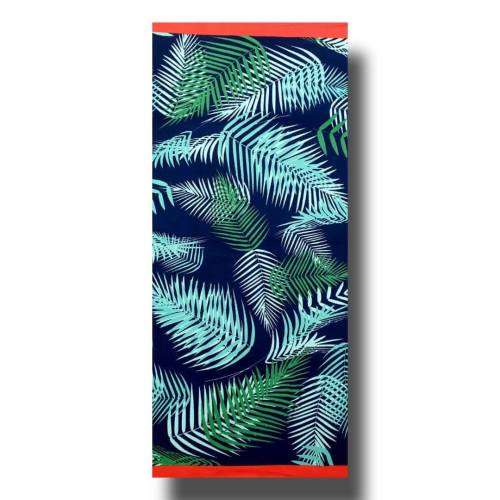 Printed microfibre beach towel  Size 70x150cm