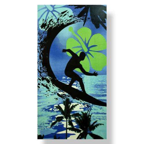 Printed microfibre beach towel  Size 70x150cm