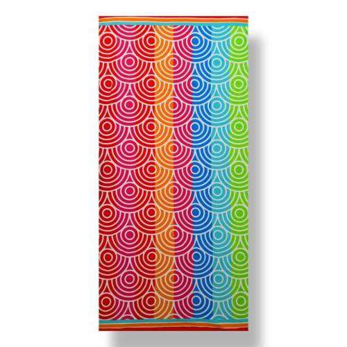 Printed microfibre beach towel  Size 70x150cm