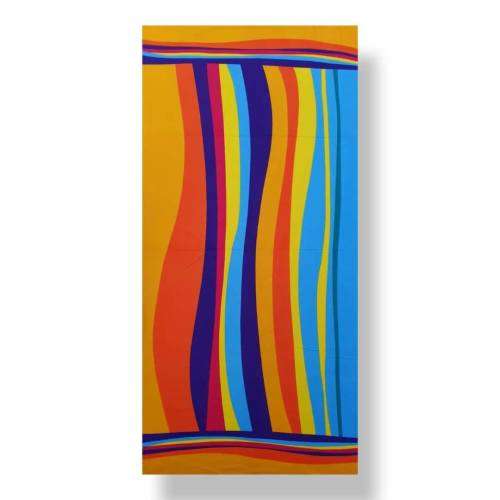 Printed microfibre beach towel  Size 70x150cm