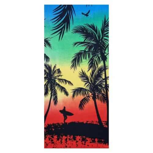 Sunset Microfiber Beach Towel