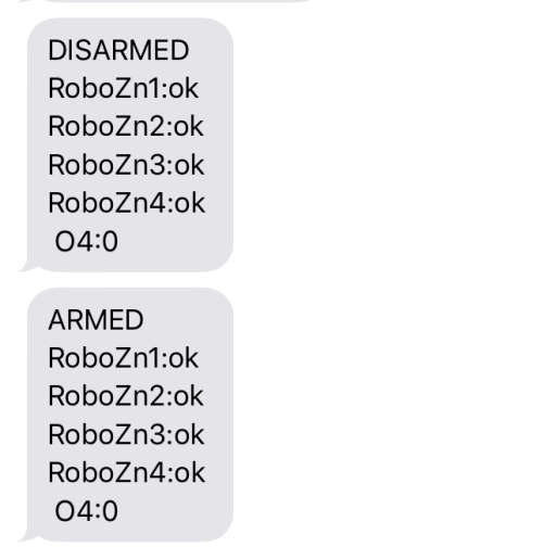 RoboText SMS for Roboguard Outdoor Beams