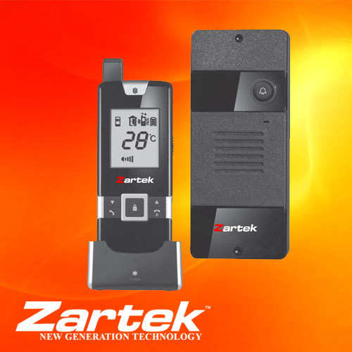 Zartek 1 Button Digital Wireless Intercom Kit