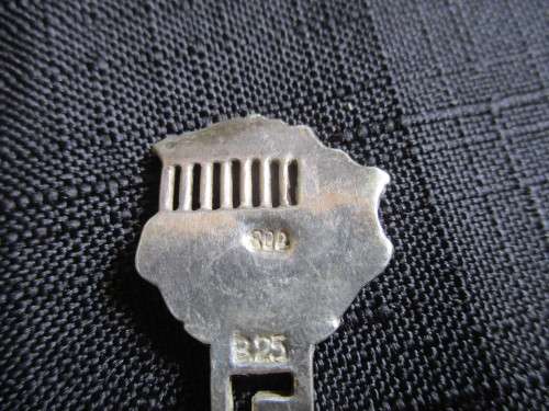 A 925 Silver Souvenir Teaspoon -Decorated with Parthenon