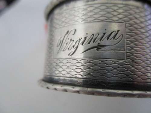 SOLID Sterling Silver-Servitte Ring Hall mark Birmingham 1957