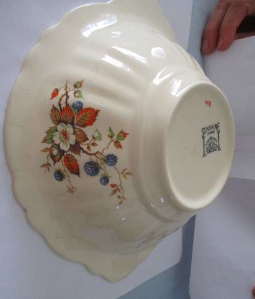 Beautiful Vintage J & G Meakin England Serving Bowl