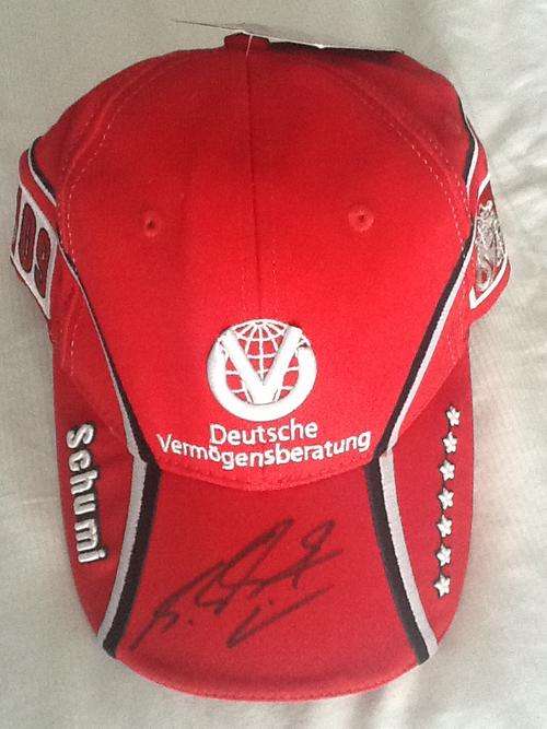 Michael Schumacher Signed Cap (7 Time World Champion!!!)