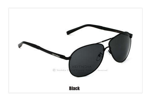 POLARIZED DARK AVIATOR GLASSES