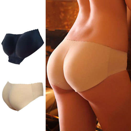 Woman Padded Butt Shaper Underwear - Black / L