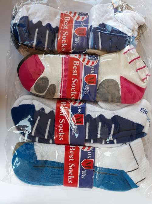 12 Pair Cotton Active Multi Colour Socks