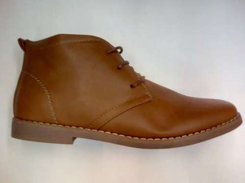 Men Tan Leather Boots - Size 5 6 7 8 9 10