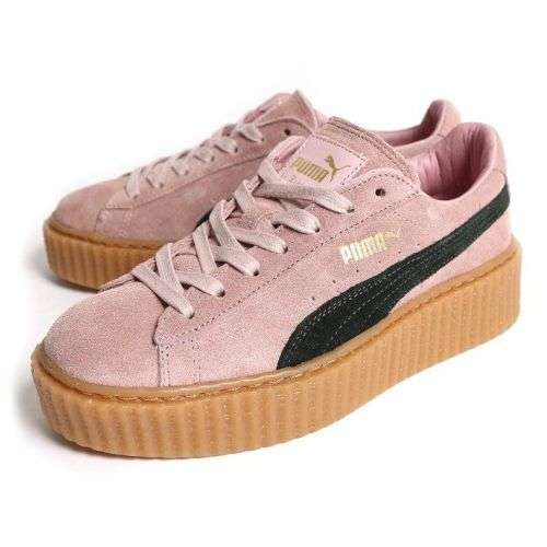 Puma Suede Creepers Soft Pink - Size 6