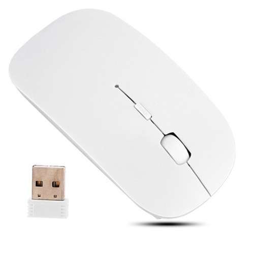 Ultra Slim Wireless Mouse 2.4 GHz Nano Receiver