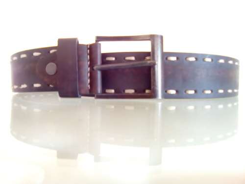 Men's Stitched PU Leather Belts