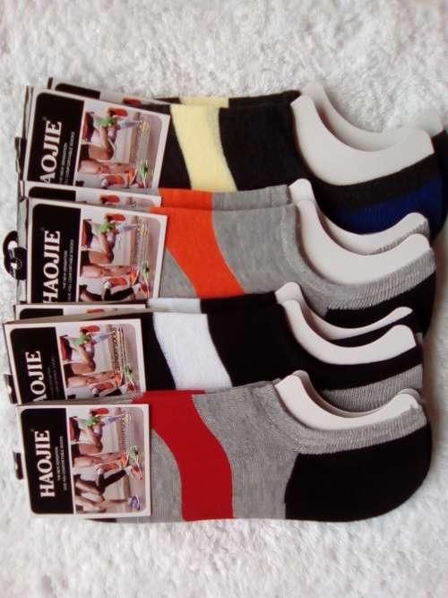 12 Pack - No Show Non Slip Cotton Socks