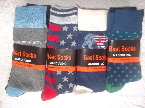 Mens' Cotton Dress Socks (12 Pack)