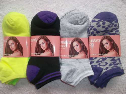 Women Multi Colour Cotton Fun Socks - 12 Pairs