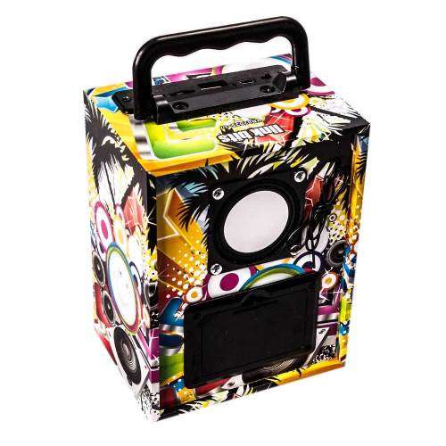 Wireless Bluetooth Portable Speaker with USB/TF/Aux/FM Radio