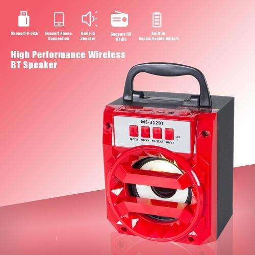 MS - 312 BT Multifunctional Portable Bluetooth Wireless Speaker