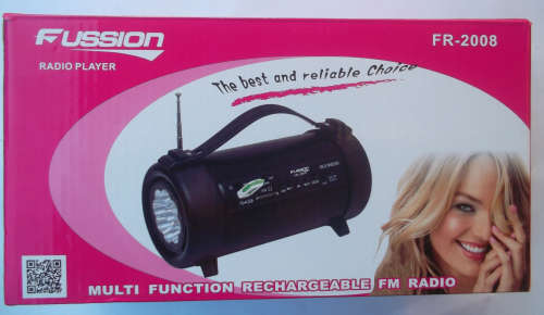 Multifunction Rechargeable FM Radio With USB/SD Slot